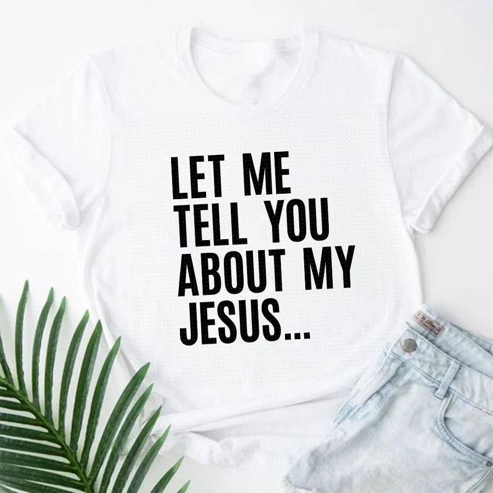 2027 Jesus Is King Letter Print Unisex Tshirt Christian Faith Hope Love Harajuku T Shirts Religion Oneck Tops Tees Streetwears