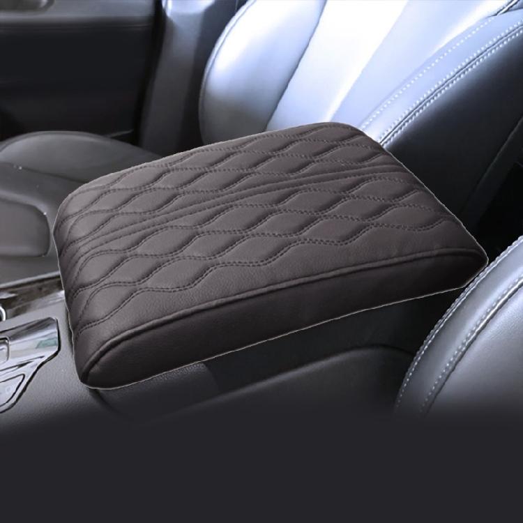 Auto-Aufbewahrungsbox Abdeckung Polster Welle Stickerei Mittelkonsolenbox Armlehnen Schutz