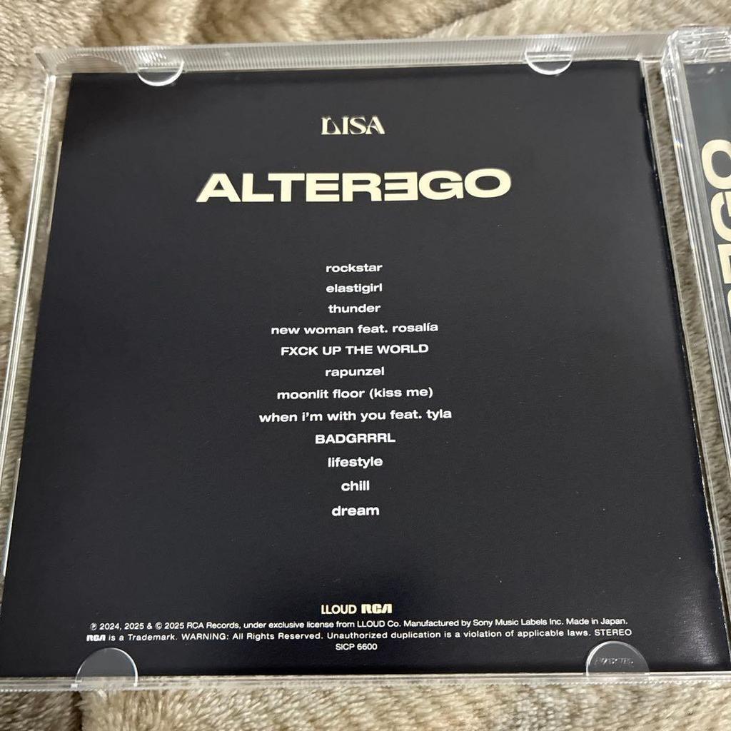 [USED] BLACKPINK Lisa Solo Album Japan Limited Edition ALTEREGO