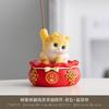 Cat Ornament Plate,Cute Resin Kitten Incense Holder Bracket,Tide Play Line Incense Plug,Indoor Tea Room Aromatherapy Stove
