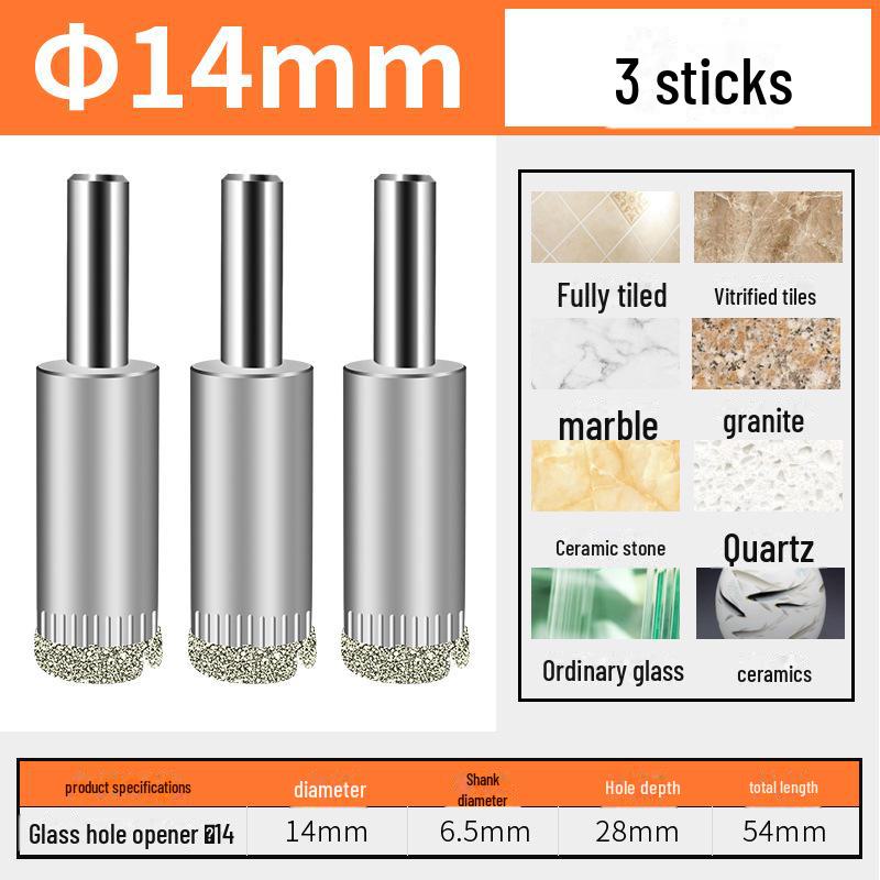 Burghiu diamant Green Forest pentru faianță, sticlă și marmură