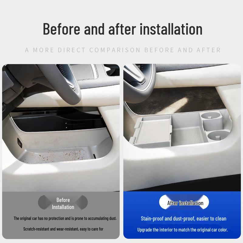 Silicone Storage Box for Buick Envision Center Console Organizer