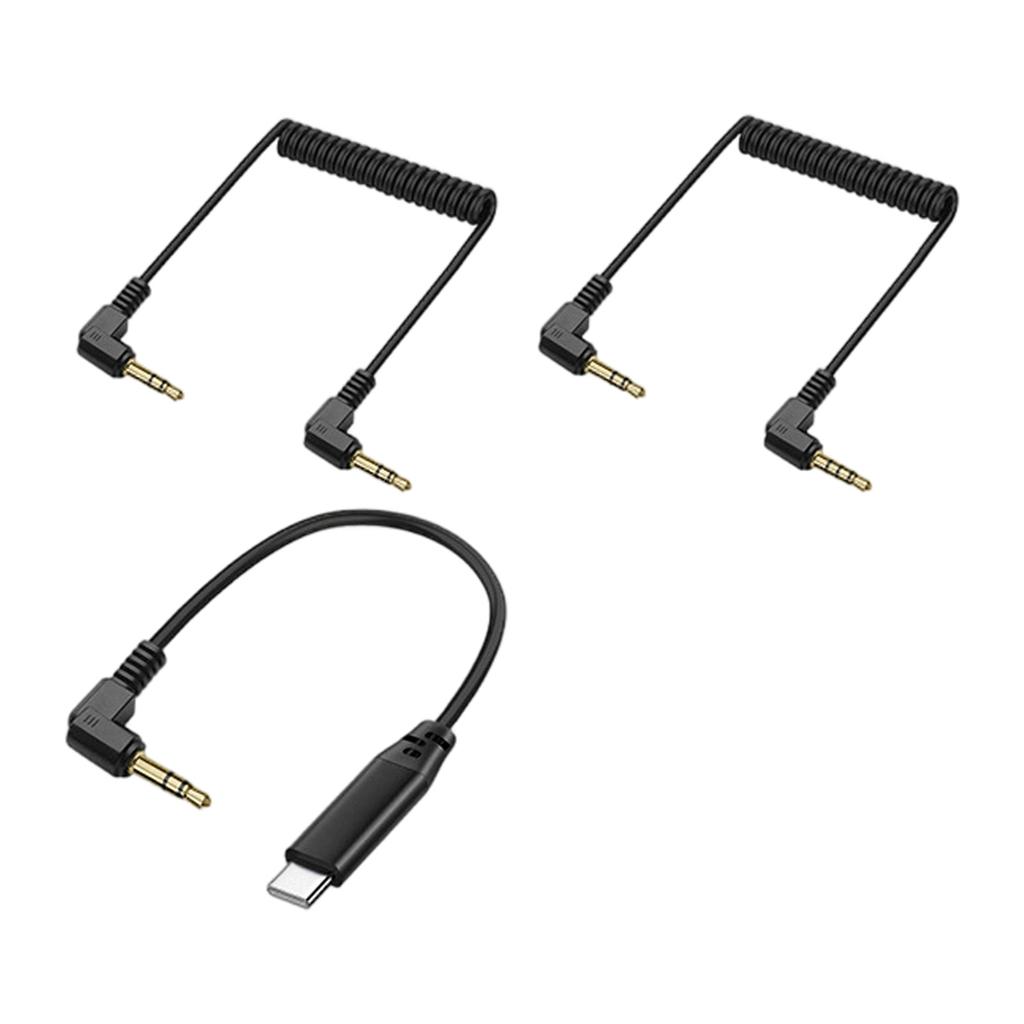 3.5mm Spring Loaded Sound Cable Adjustable Length 3 Section To 3 Section/4 Section Design Universal Compatibility