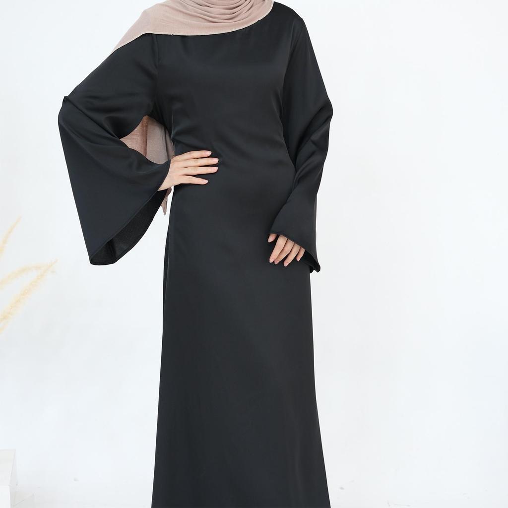 Loriya 2024 TikTok Slim Fit Elegant Waist Cincher Dress Abaya