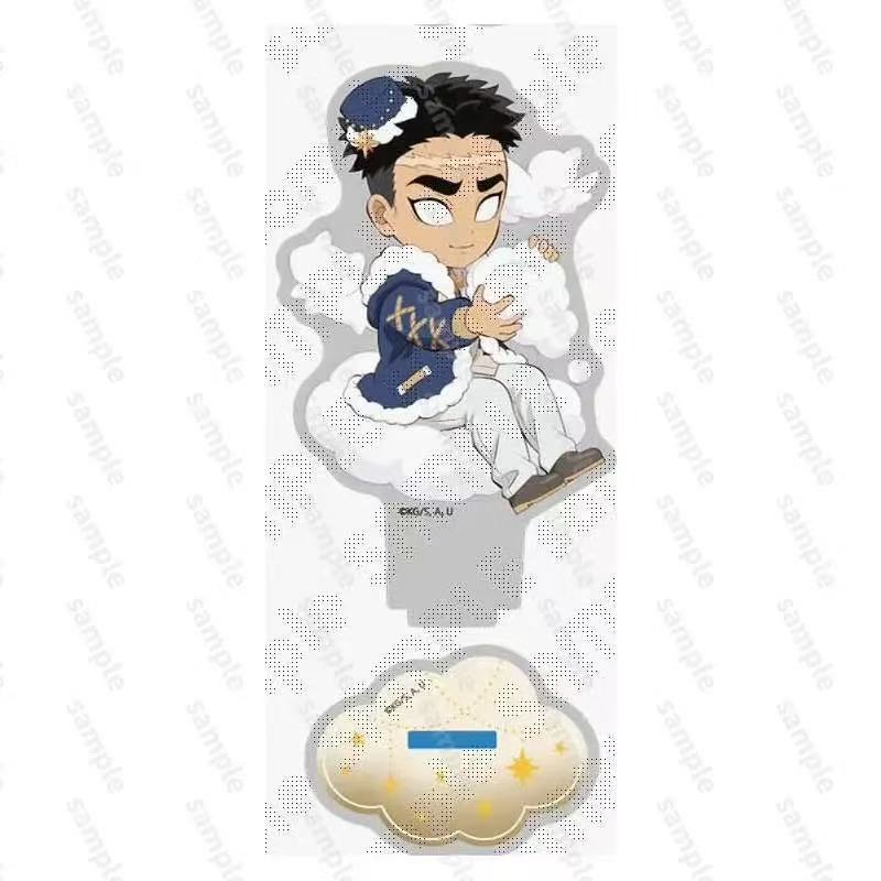 FOR Balde of Ghost Muichiro Figure Collection Acg Stand Uzui Tengen Acrylic Stand Gyomei Figur Standing Plate Kyoujurou Toys Boy