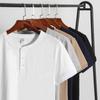 Men Short Sleeve Henley Heavyweight Every Day T-Shirt