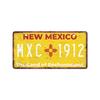 Vintage Tin Art with 1530 License Plate Design: Ideal for American - style Background Wall Decor