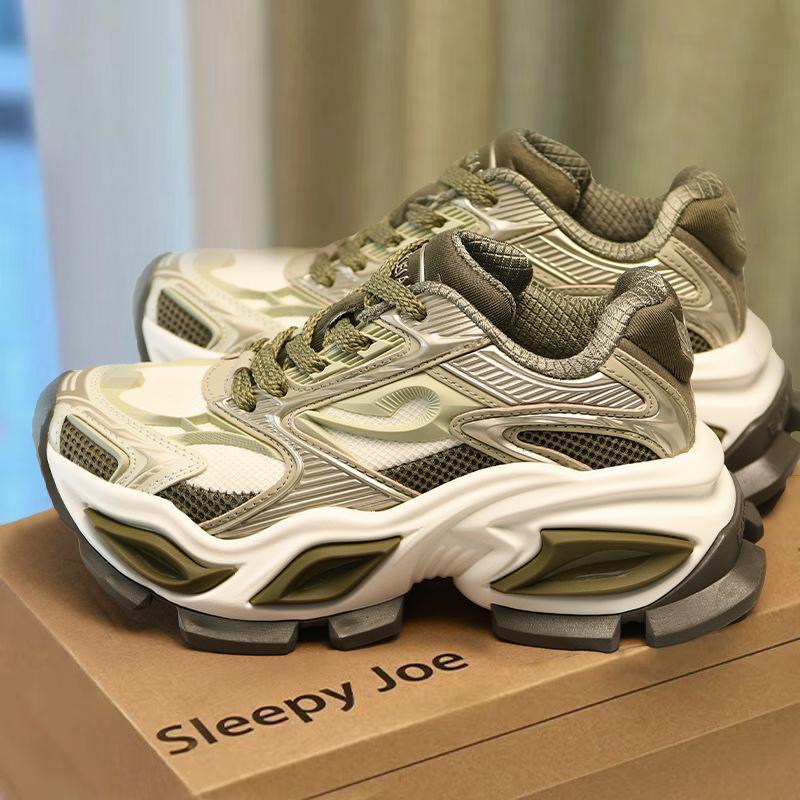 Tan Jianci Skorpion Dad Shoes: Trendige schwarze Sportschuhe mit dicker Sohle für Männer & Frauen 2025