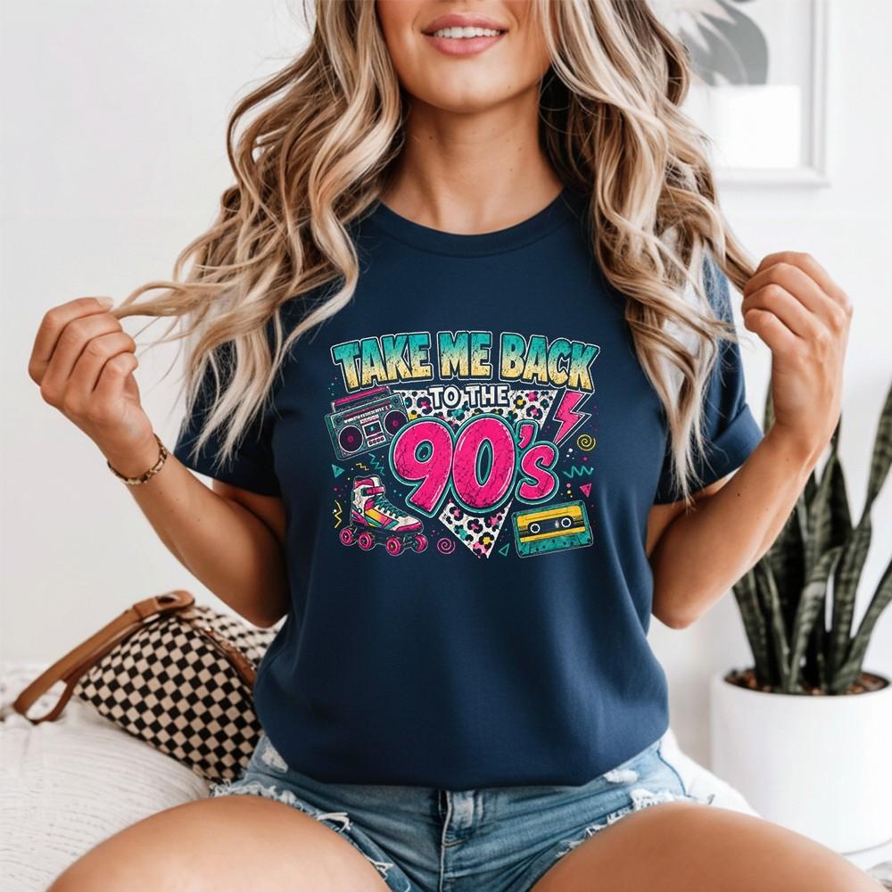Take Me Back To The 90s Unisexs T Shirt Retro 1990 36th Birthday Vintage Outs