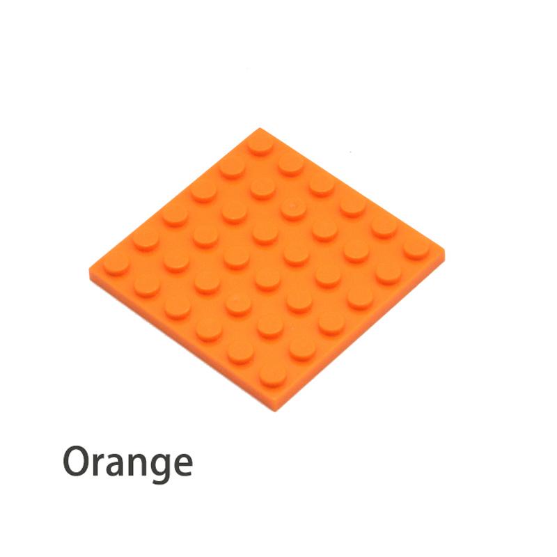 Non-Toxic 50Pcs Diy Building Blocks 6X6 Dots Thin Figures Bricks 12Color Educational Creative Size Compatible Brand Toys For Children 3958