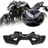 Para Z900 2024 Motocicleta Esportiva Downforce Naked Spoiler Frontal Asa Aerodinâmica Defletor Peças de Motocicleta 2020-2024 (Preto)