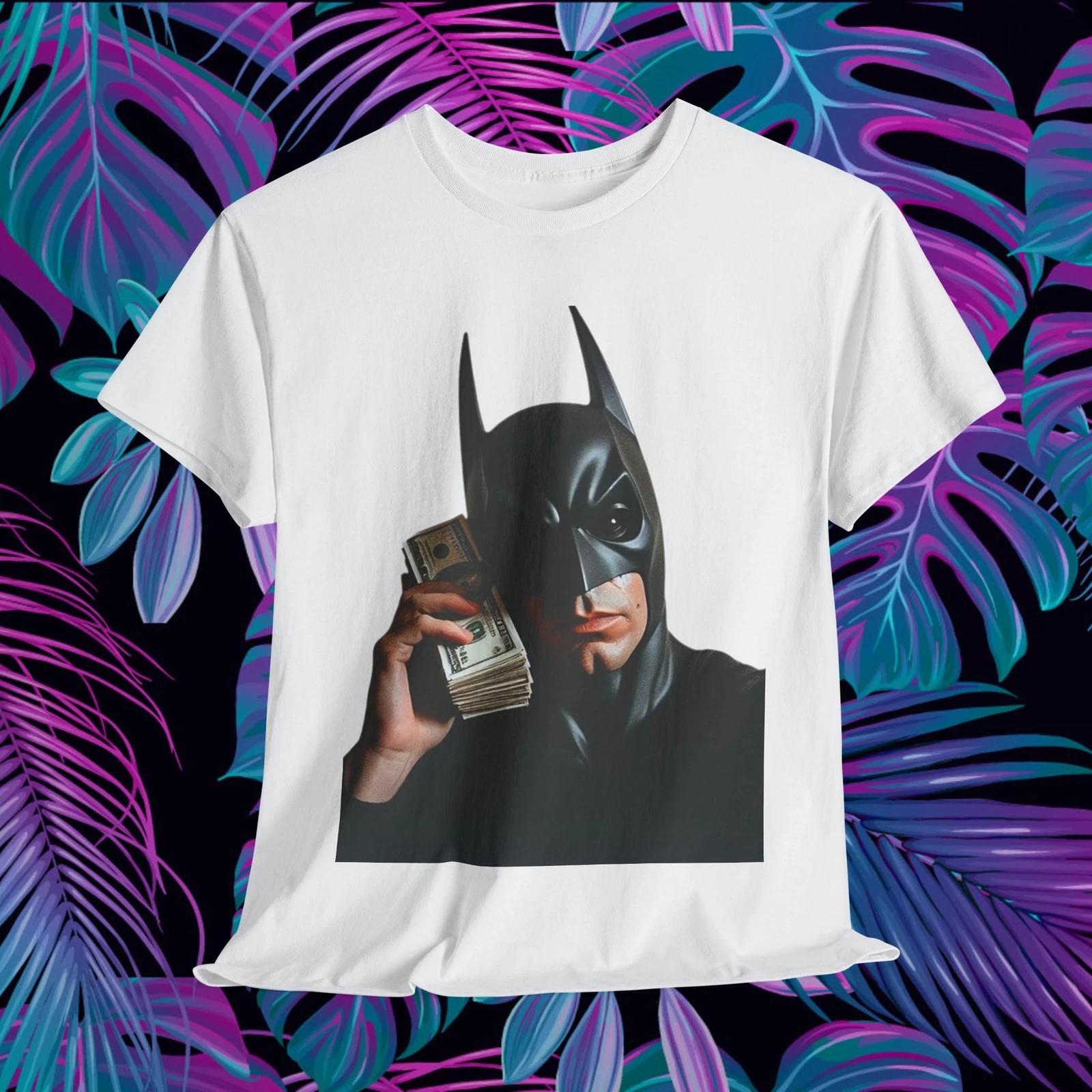 Batman Call Money Cash T-Shirt, Superhero Graphic Tee, Batman Fan Gift, Comic 3XL