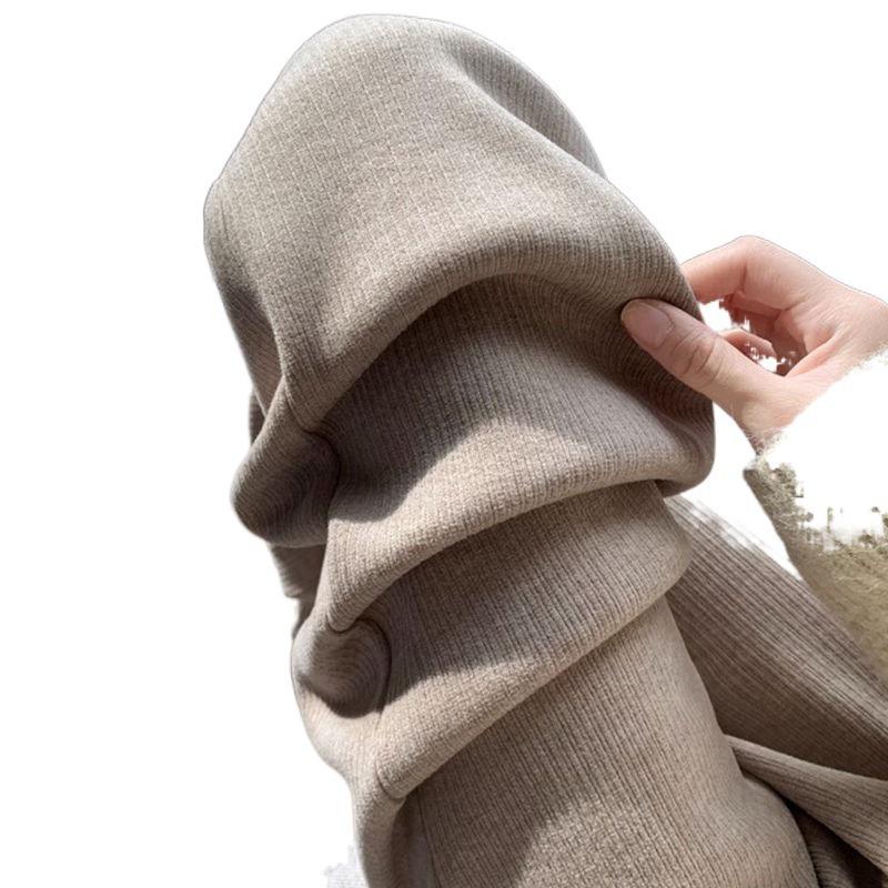 Cashmere Wide-Leg Women's High-Waisted Knit Pants - Spring/Autumn/Winter 2025 Collection