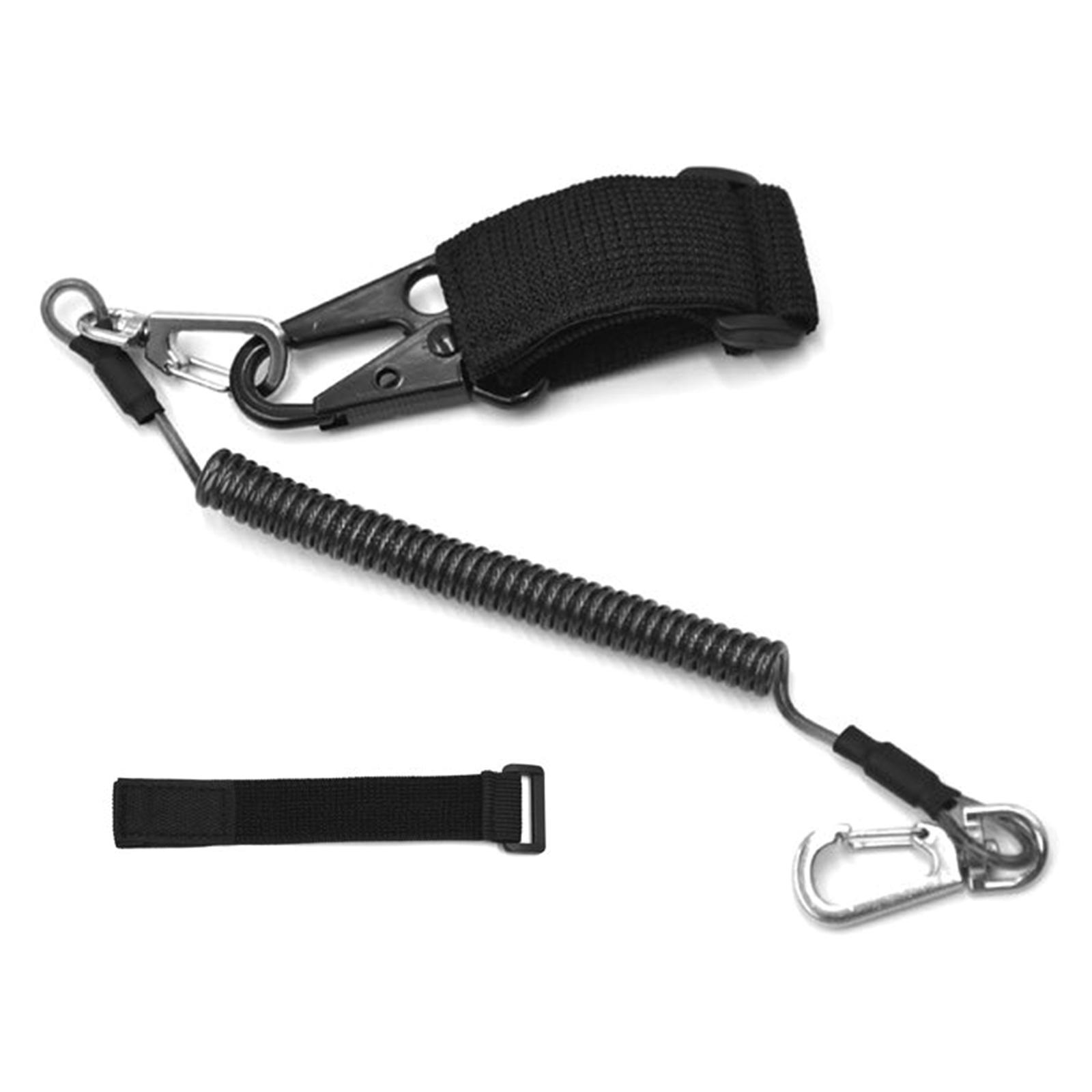 Heavy Duty Retractable Coiled Lanyard for Fishing Rod, Kayak, Fishing Lanyard, Fishing Rod Tether, Kayak Paddles Leash 1