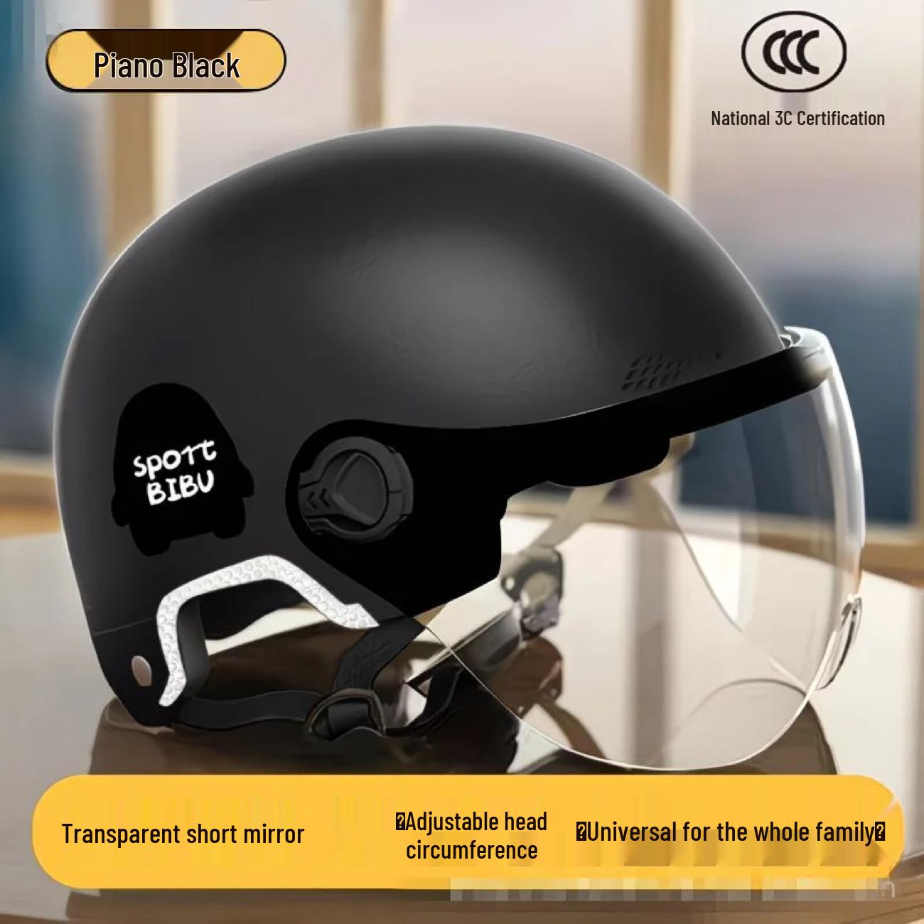 Сертифицированный 3C Женский летний электросамокатный шлем, Дышащий и защищающий от солнца, Всесезонный велосипедный защитный полушлем.