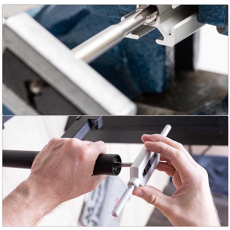 Adjustable Hand Tap Wrench Holder M1-M12 Thread Handle Tapping Reamer Tool for Taps and Die Set Straight Wrench Tapping Tools