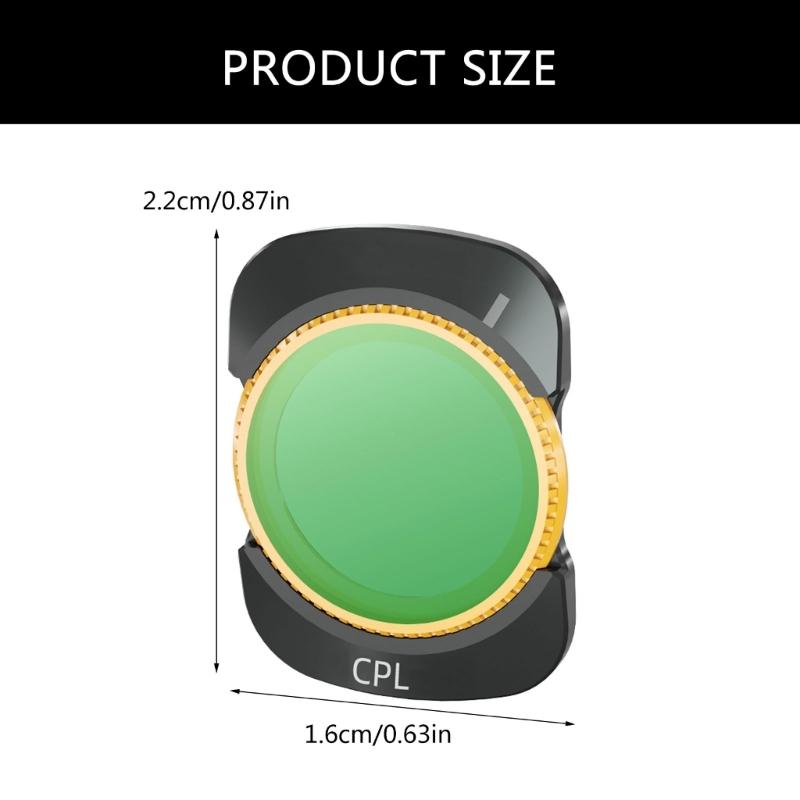 Lens  Filters for Pocket 3 Camera Filter MCUV CPL ND8 ND16 ND32 ND64 Filters Set for Action Camera Access