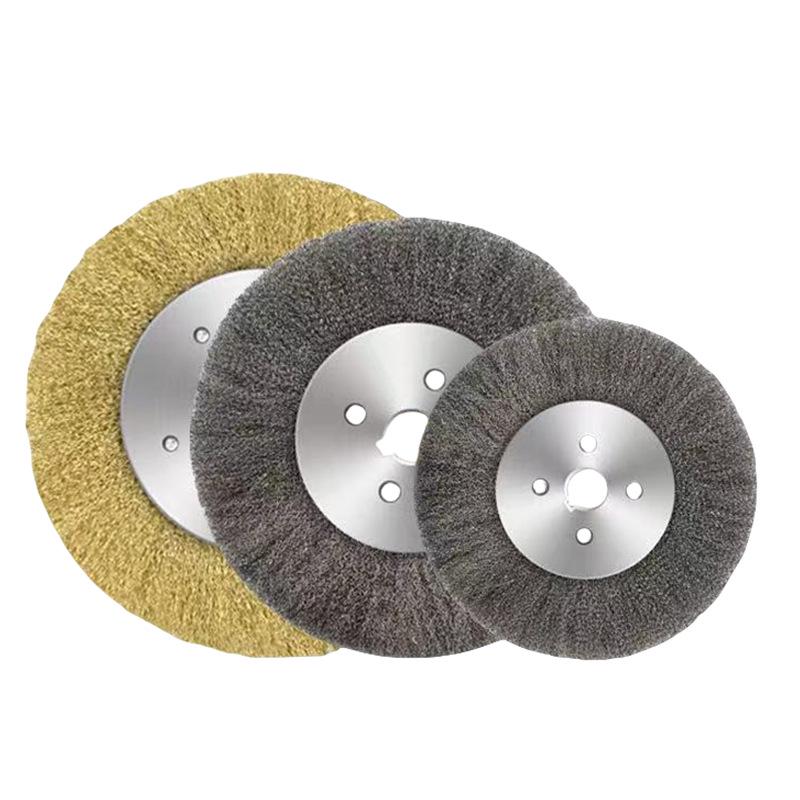 Stainless Steel Wire Brush Wheel for Sanding, Rust Removal, Deburring, Polishing, Grinding