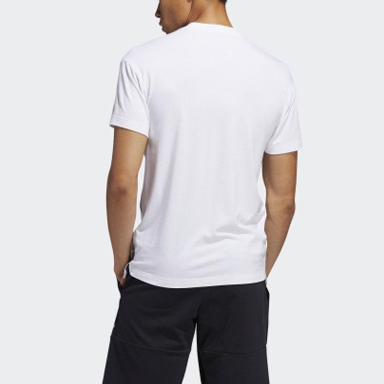 Adidas Graphic Prime Round Neck T-Shirt with Side Tape Men Tops White FT2789