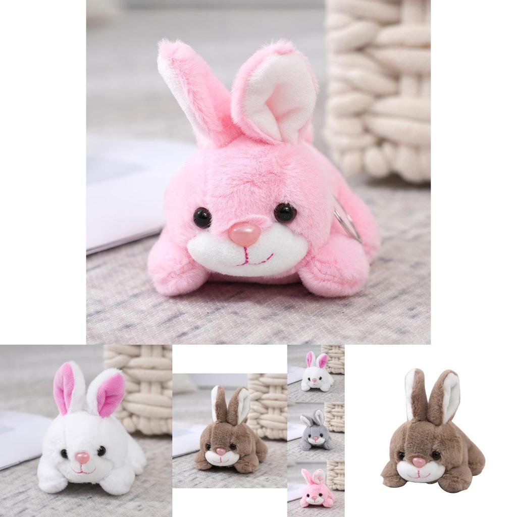 Creative Cute Plush Rabbit Keychain Stylish Unique Bag Charm Delicate Adorable Couple Gift
