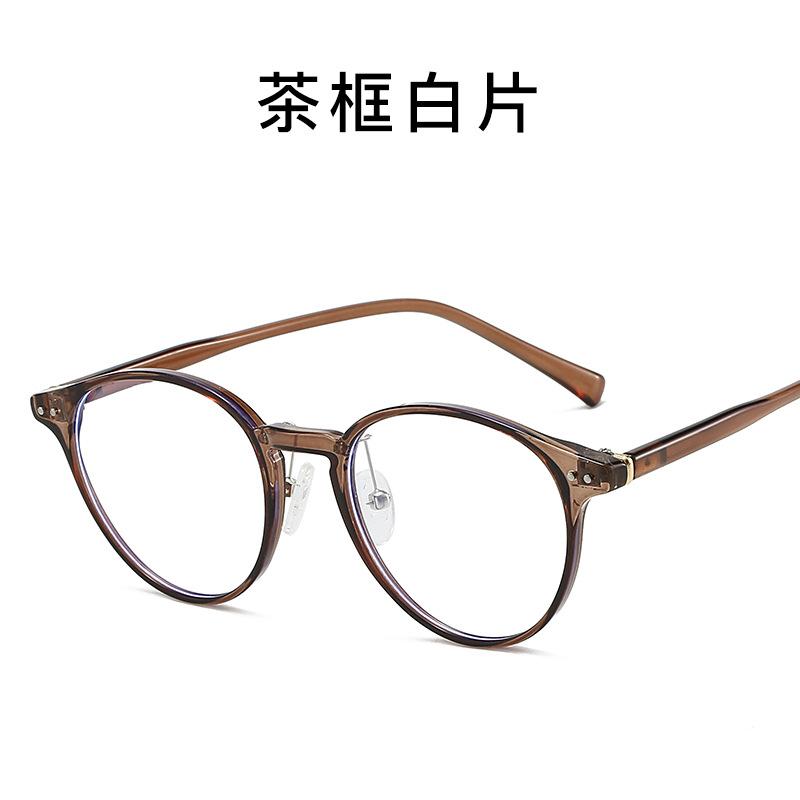 Round Shape Woman Eyeglass Frame Japan Style Anti Blue Light Women Glasses Frames Fashion Office Computer Glass