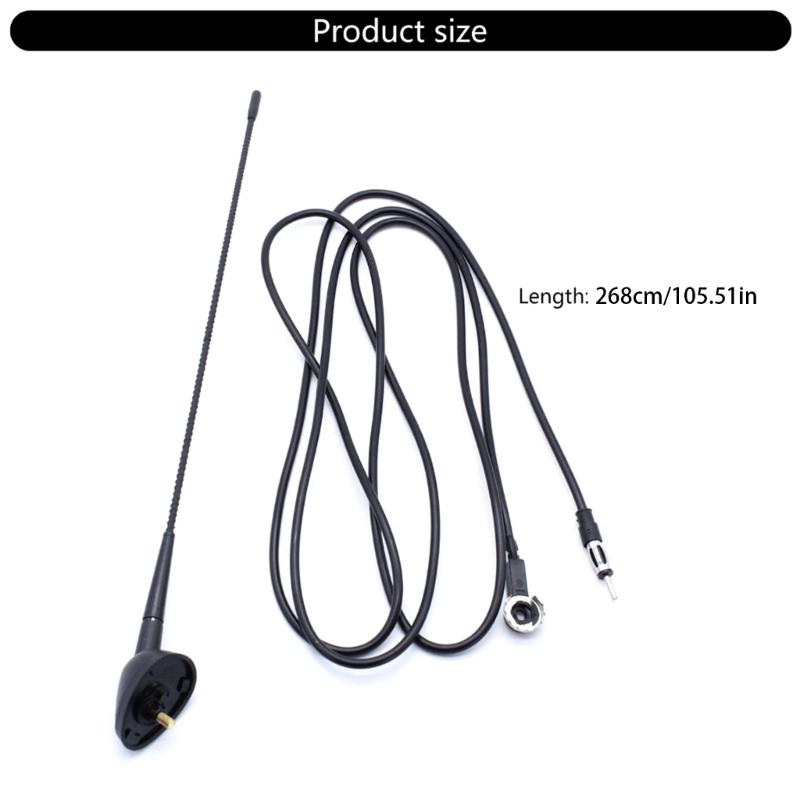 Quick Install Auto Antenna with Mounting Base High Performances ABS Construction for Select Model