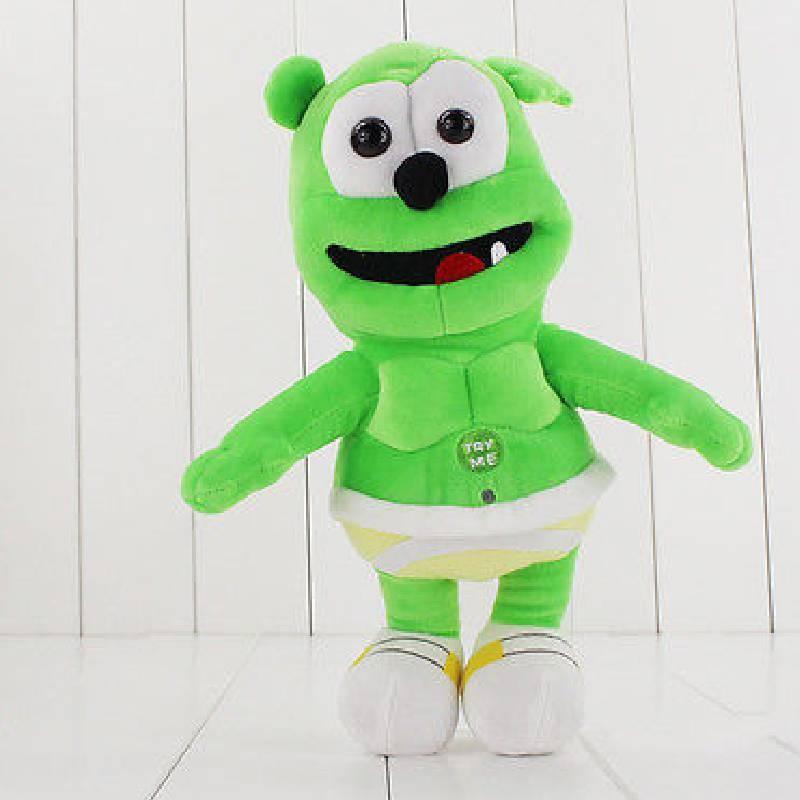 Singing Music Gummy Bear Plush Toy Cartoon Doll Children Sleep Gift Birthday