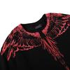 O nouă rochie de vară 20SS pentru bărbați și femei, tricou casual cu mânecă scurtă pentru cupluri, top cu aripi și pene, stil european și american, en-gros