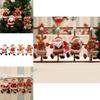 Merry Christmas Dancing Ornaments Featuring Festive Santa Snowman Reindeer Bear Decorations