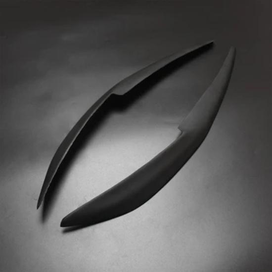 Carbon Fiber Headlight Eyebrow Cover Trim Sticker Head Lamp Eyelid For Mazda 6 Atenza 2014 - 2016 M6 Fiber glass primer eyebrow