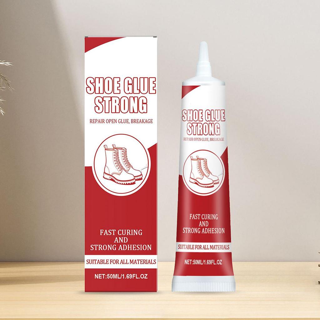 50g Flexible Shoe Glue Waterproof Repair Adhesive Bending & Wash Resistant Gel For Sneaker Sole, Leather, DIY Home Repair Tool