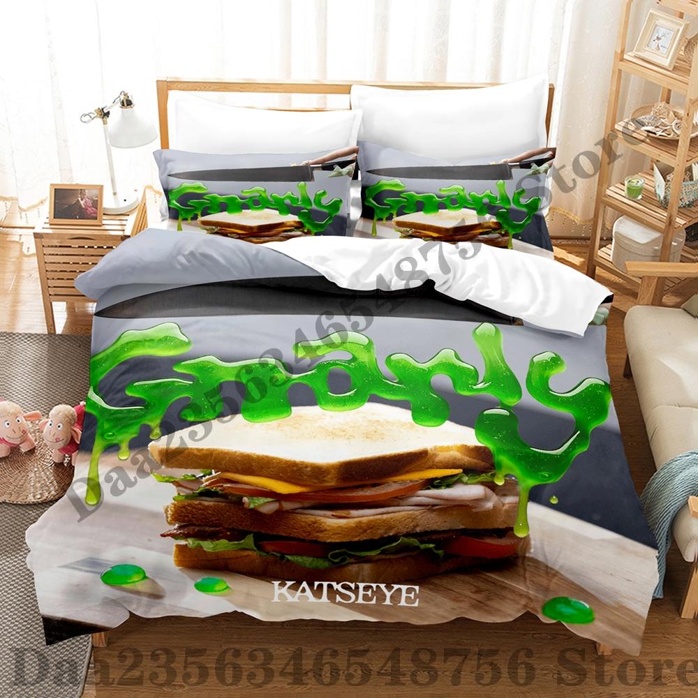 

Новий Комплект Постільної Білизни KATSEYE Односпальний Twin Повний Queen King Розмір Комплект для Ліжка Доросла Спальня Комплекти з Підковдрами Аніме Комплект Постільної Білизни AU Single(140x210cm)