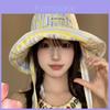 Summer Fisherman Hat With Wide Brim And Breathable Polyester For Sun Protection And Casual Wear