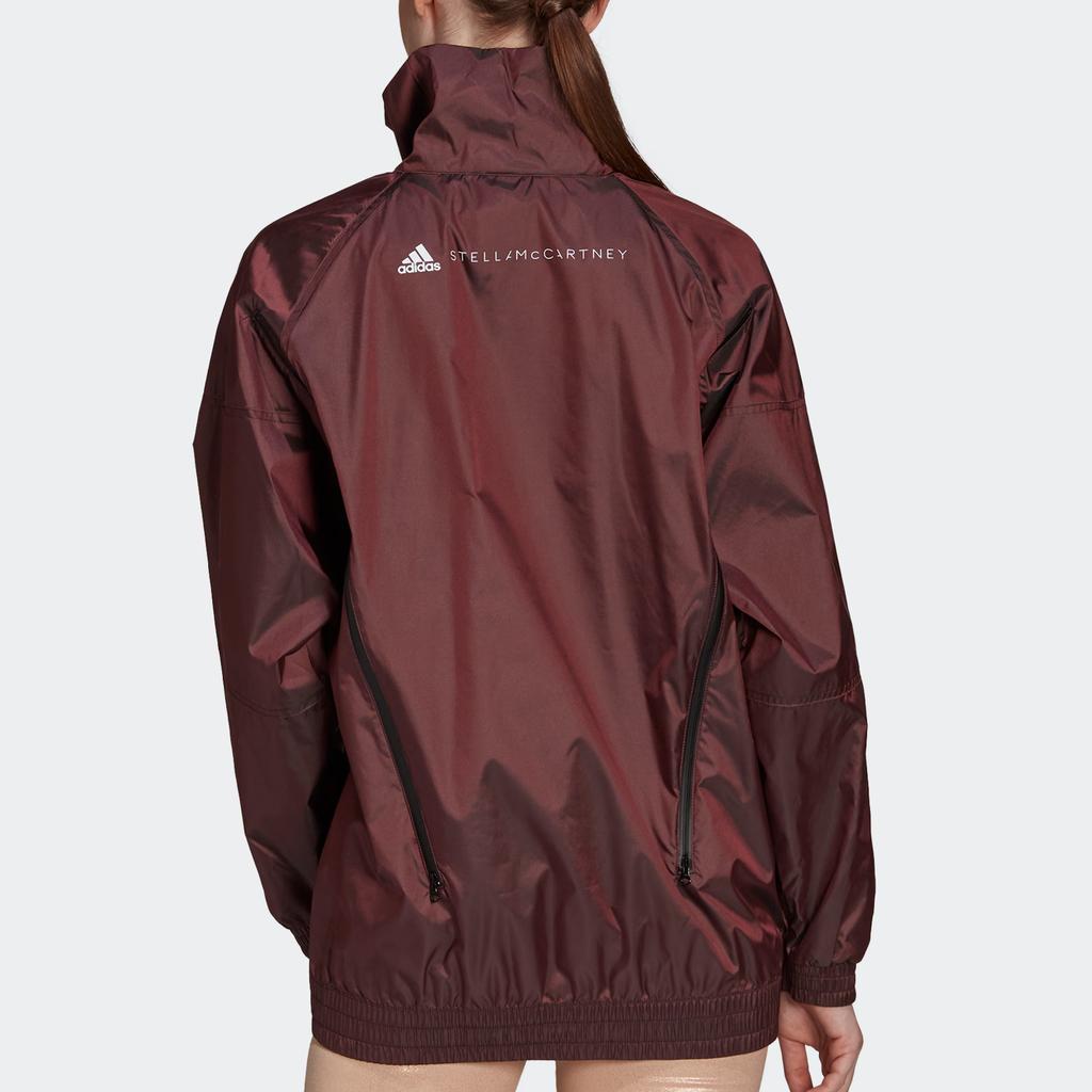 Adidas X Stella McCartney Collaboration Simple Comfortable Versatile Fashion Jacket Women Jacket Magenta GU1608