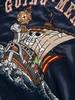 Huaxia Junpin Men's Dragon Embroidery Baseball Jacket - Chinese Style Trendy Outerwear A024.