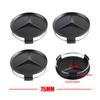 For Mercedes Benz amg 4pcs 75mm Car Wheel Center Hub Caps Auto Tire Hubcap Cover Accessories Mercedes Benz AMG A B Class GLK Class W447 W205 DG1