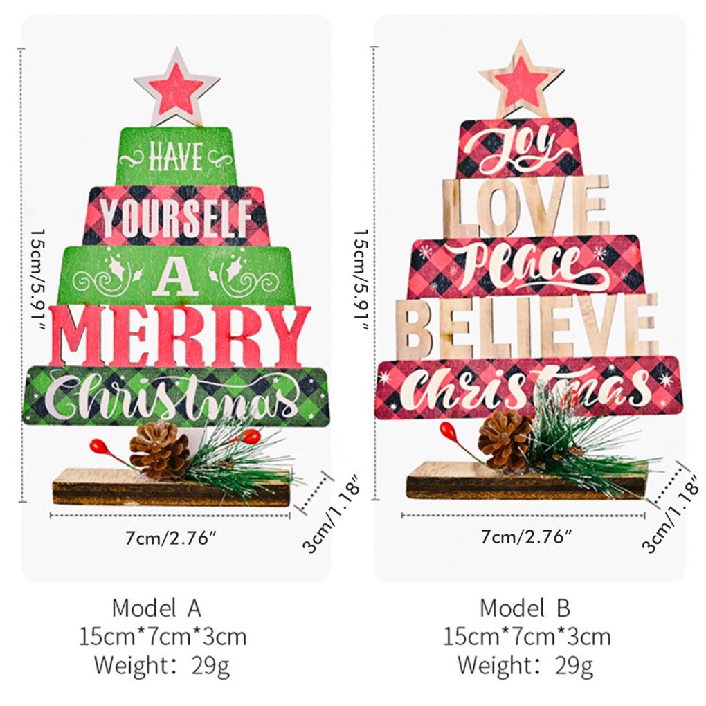 Christmas Tree Decoration Prop Interesting Tabletop Decor Scene Layout DIY Xmas Decoration Festival Adornment Holiday Ornaments