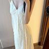 Summer women's new sexy suspender dress women's jacquard waist, hip wrap and thin holiday style mid-length dress