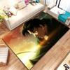 1pc Anime Attack On Titan Levi Ackerman Absorbent Mats Anti-Slip Mats Home Decor Supplies Carpets Home Kitchen Floor Mats
