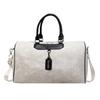 Pu Leather Business Travel Bag Large-Capacity Travel Shoulder Boarding Bag Women'S Simple Portable Sports Men'S Fitness Bag