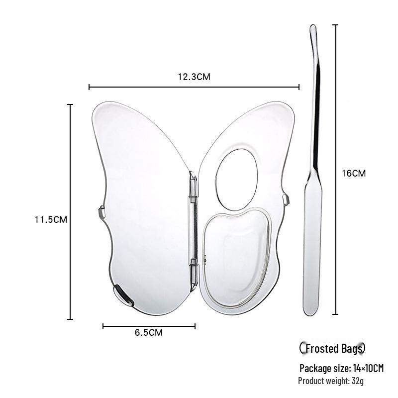 

Палитра для смешивания цветов для макияжа и нейл-арта - Портативная складная акриловая пластина для художников