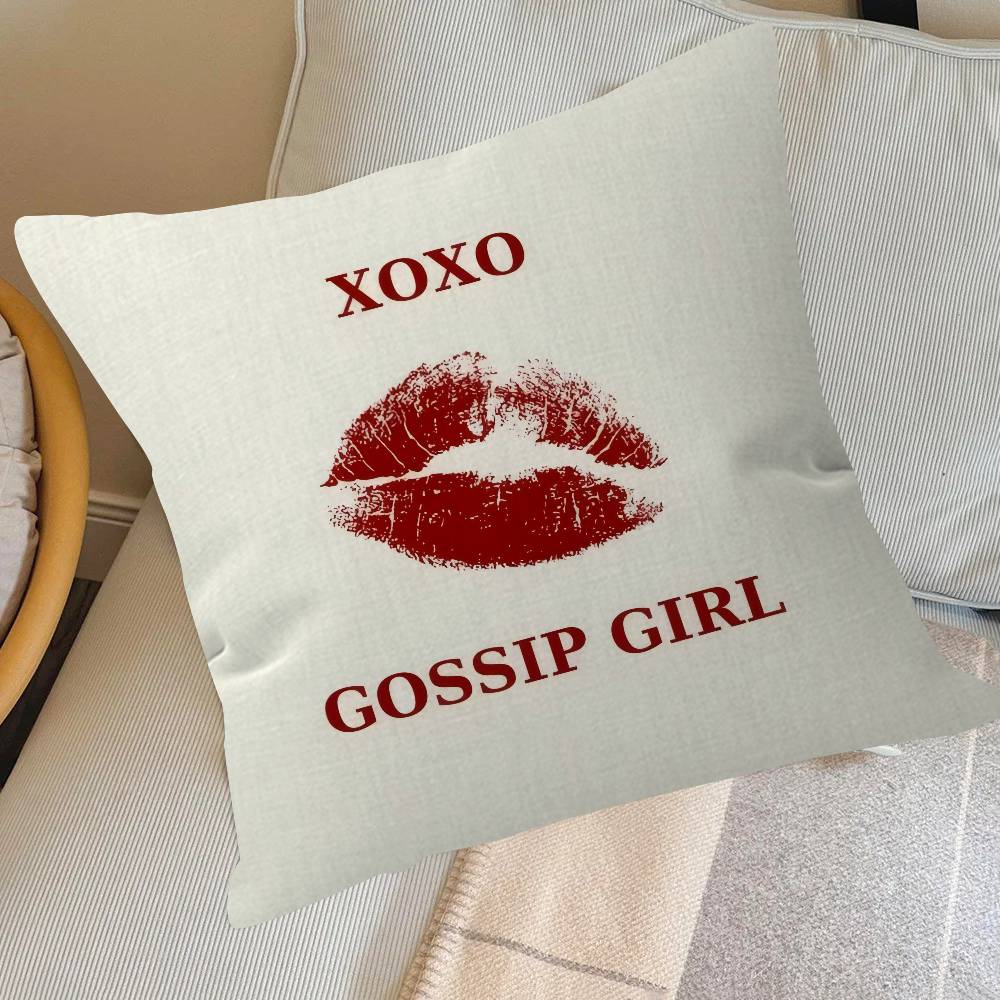 Pillowcases Home Bedding Decorative Pillow Cover Wedding Super Soft Pillow Case Movie G-Gossip G-Girl Logo