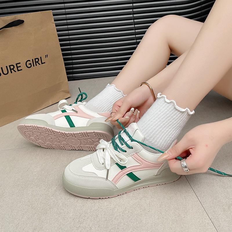 

Модные повседневные весенне-осенние кроссовки для женщин из мягкой кожи белого цвета, роскошные женские новые дизайнерские легкие туфли Zapatos De Mujer 36