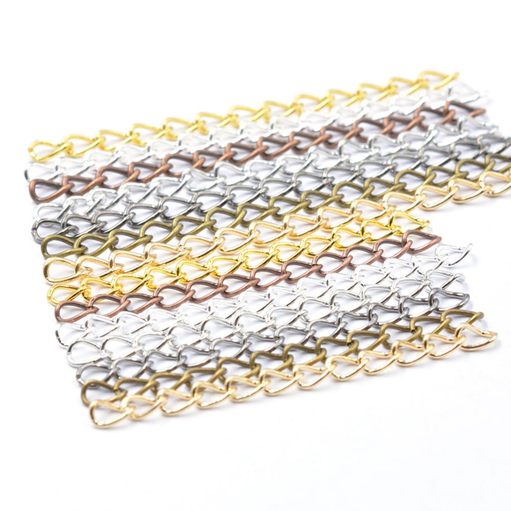 

Удлинительная цепь, объемное ожерелье, браслет, короткие цепи, 5 см, 7 см, соединительная цепь для самостоятельного изготовления ювелирных изделий 7cm 50pcs