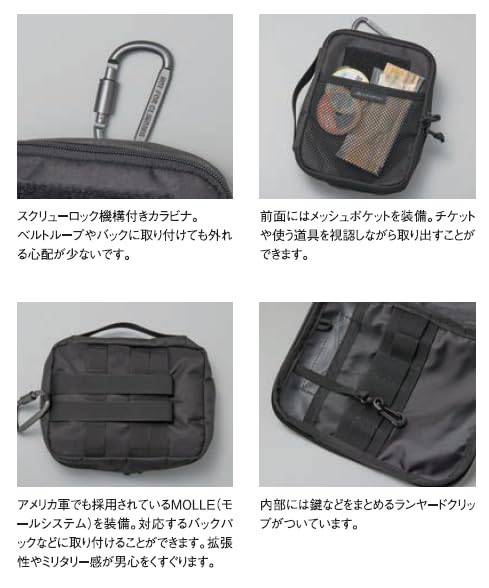 LALPHA Organizer Case (S) UG-300BK