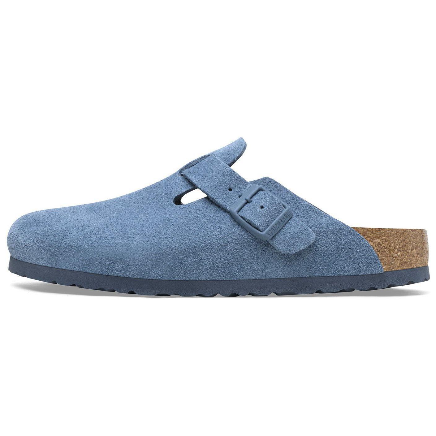 Birkenstock Closed Toe Slippers Unisex Light Blue Narrow 1026804 40