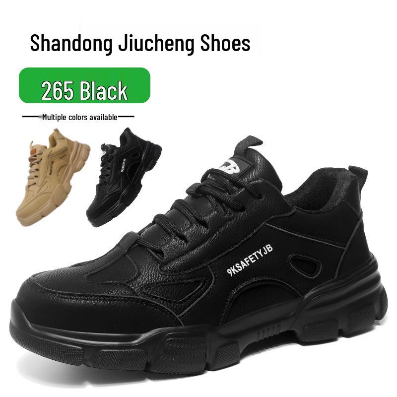 Men's Lightweight Steel Toe Safety Shoes - Breathable & Protective for Summer