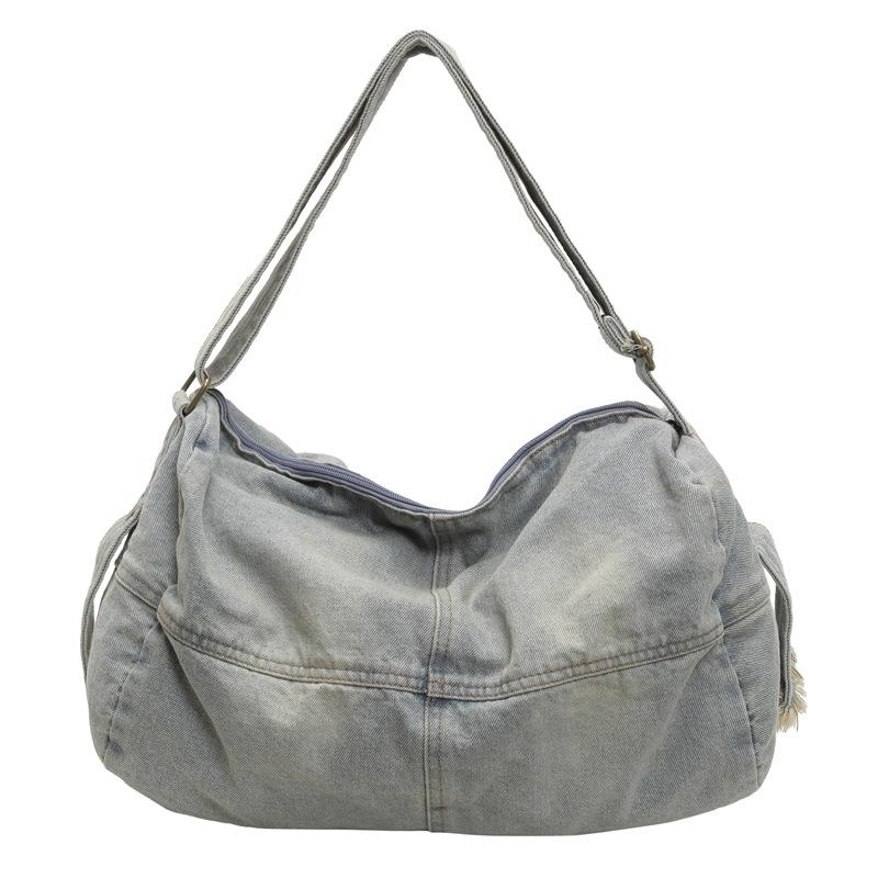 Zaino scolastico stile casual giapponese grande capacità borsa a mano in tela stile pigro borsa a tracolla messenger per pendolari e viaggi moda versatile