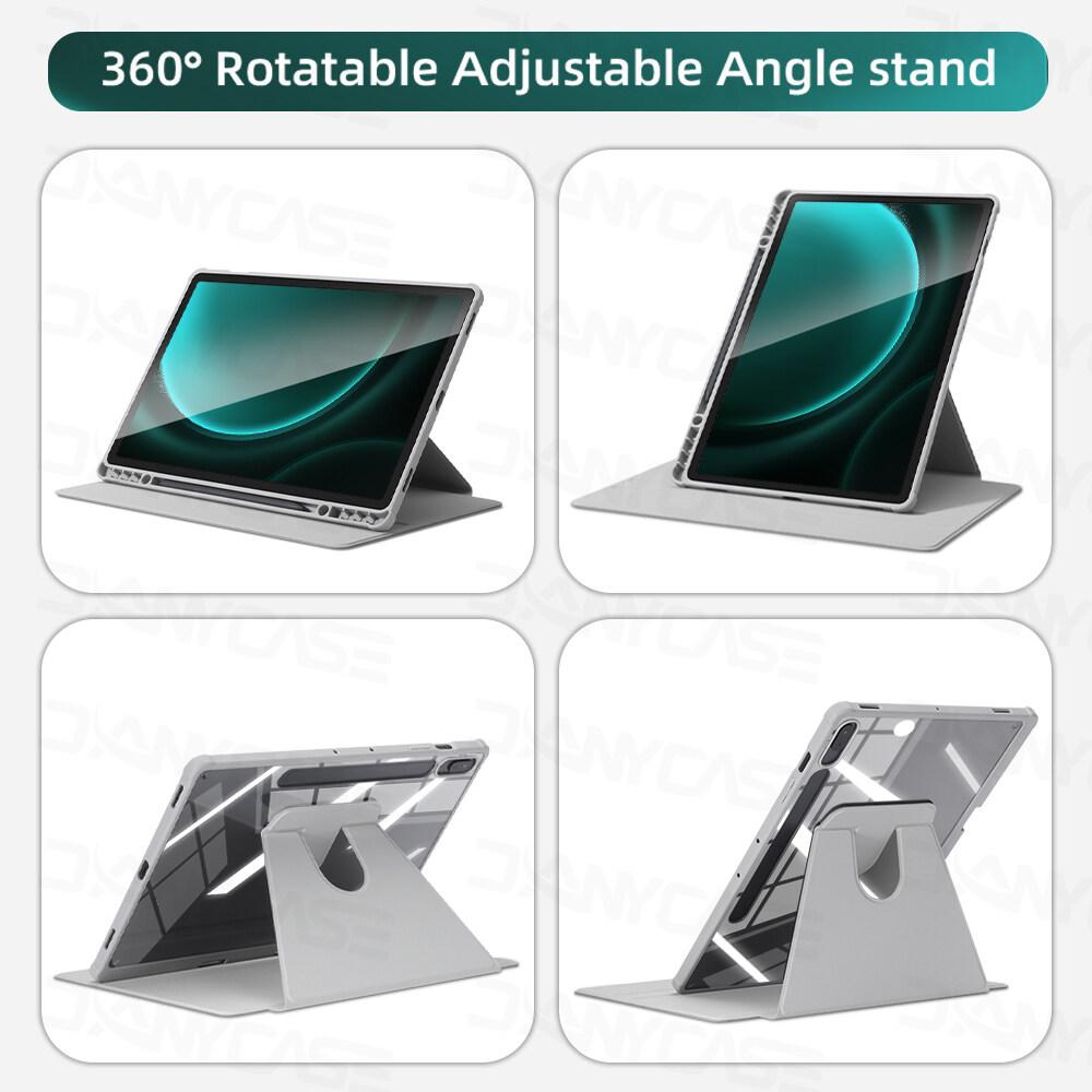 For Samsung Galaxy Tab Case for S9 FE S6 lite Tab A9 A8 S9 Plus FE Smart Auto Sleep Wake Acrylic Cover