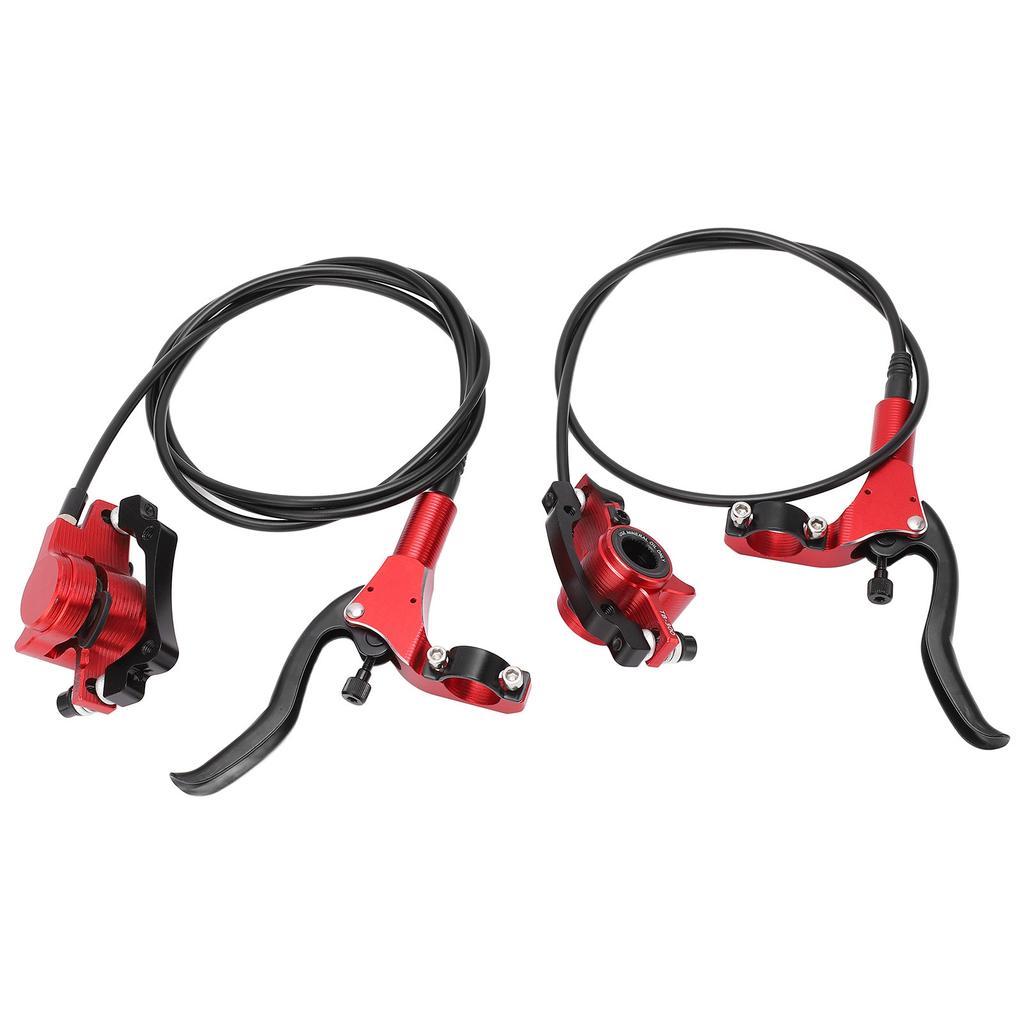 Hydraulická sada brzd Vysoká hustota Citlivá Odolná proti opotřebení Sada kotoučových brzd pro horské kolo k výměně Červená